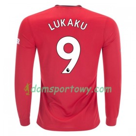 Koszulka Manchester United Romelu Lukaku 9 Domowe Koszulki Piłkarskie 2019-2020 Długi Rękaw